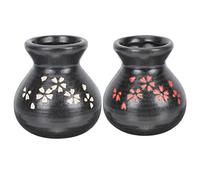 BESPORTBLE Set 2 Tazze in Ceramica per Sushi e Ghiaccio Secco, Contenitori Piccoli e Resistenti per Decorazione Tavola e Servizio Sashimi, Accessori Casa per Eventi e Feste