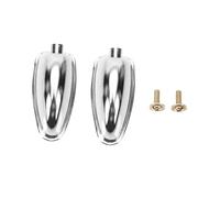 BESPORTBLE Set 2 Tiranti per Rullante in Metallo Argento, Connettori per Batteria Resistenti e Leggeri, Accessori per Rullante e Tom per Strumenti Musicali, Ricambio per Batteria