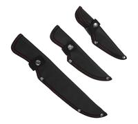 BESPORTBLE Set 3 Pezzi Fodero Coltello Oxford con Bottone, Copricoltello Protettivo per Utensili da Cucina, Custodia Sicurezza Lame per Uso Domestico e Viaggio