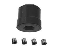 BESPORTBLE Set 5 Pezzi Accessori per Trombone in Gomma Nero Design Slip-on e Facile Manutenzione, Protezioni per Coulisse per Riparazioni e Uso Quotidiano