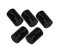 BESPORTBLE Set 5 Pezzi Shaker di Sabbia per Dita in Plastico e Metallo Nero, Strumento Percussione Mano Compatto e Leggero, per Ukulele e Castagnette in Viaggio