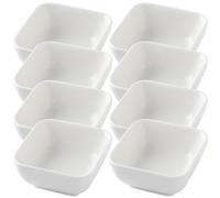 BESPORTBLE Set 8 Pezzi Piccoli Piatti in Ceramica Resistente per Condimenti e Salse, Ciotole per Intingere per Ristoranti, Casa e Catering, Superficie Liscia Sicura, Adatti a Spezie