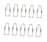 BESPORTBLE Set Da 10 Molle Di Drenaggio Per Valvole Tromba Watergate Argento, Accessori Per Montaggi Di Cricca a Tromba, Parti Chiave Resistenti e Precise, Adatti a Strumenti a Fiato