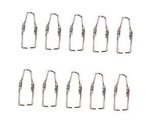 BESPORTBLE Set Da 10 Molle Di Drenaggio Per Valvole Tromba Watergate Argento, Accessori Per Montaggi Di Cricca a Tromba, Parti Chiave Resistenti e Precise, Adatti a Strumenti a Fiato