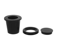 BESPORTBLE Set da 3 Copri-Spina in Silicone per Ombrellone da Tavolo da Patio Nero, Tappo Cuneo Resistente all’umidità per Foro Ombrellone Giardino, Accessori Esterni per Tavoli da Esterno
