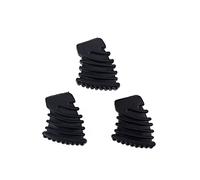 BESPORTBLE Set Da 3 in Gomma Per Rack Batteria, Supporti Piatti e Parti Percussione, Taglia Small Nero, Antiscivolo e Rinforzati Per Stabilità e Prestazioni Musicali