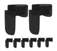 BESPORTBLE Set Da 8 Poggiapollice Per Clarinetto in Silicone Nero Morbido, Cuscini Poggia Dita Sostegno e Protezione, Accessori Musicali Per Esecuzione e Pratica Confortevole