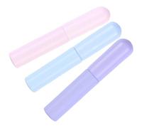 BESPORTBLE Set di 3 Pennelli per Labbra in Silicone Superficie Liscia e Applicatore Professionale, Pennello Correttore Portatile per Trucco Labbra e Rossetto