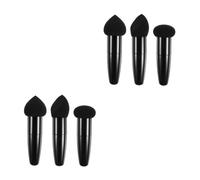 BESPORTBLE Set Di 3 Spugne Per Trucco Con Manico - Strumenti Cosmetici Per Sfumare Fondotinta Liquidi e in Polvere - Spugne Professionali Per Un Make up Perfetto