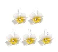 BESPORTBLE Set Di 5 Clip Per a Forma Di Fiore Plumeria - Accessori Eleganti Per Matrimonio e Feste Tropicali - Clip Da Sposa Color 4 5 Cm