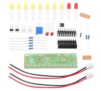 BESPORTBLE Set di indicatori di livello audio fai da te, indicatore di luce a LED, kit per esercizi di saldatura, set di apprendimento per abilità di saldatura, allenamento e insegnamento