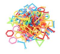 BESPORTBLE Set Giocattoli da Costruzione per Bambini Barre Mattoncini Puzzle Educativi per Ingegneria Inclusa Scatola per Riporre