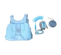 BESPORTBLE Set Imbragatura Sicurezza per Guinzaglio Regolabile e Braccialetto Anti-smarrimento, Zaino Anti-perdita per Viaggi e Passeggiate All’aperto, Comfort e Controllo per Piccoli