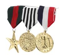 BESPORTBLE Set Medaglie Della Marina in Plastica Per Halloween e Carnevale Decorazioni Creative Per Feste in Costume Medaglie Delicate Cordino Premi Per Cosplay e Concorsi Simbolo D'onore e Coraggio
