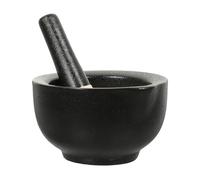 BESPORTBLE Set Mini Ciotola per Macinare Aglio e Spezie Pestello in Ceramica Antiscivolo Ciotola per Mescolare Alimenti e Integratori Utensile da Cucina Compatto in Materiale Alimentare