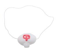 BESPORTBLE Simulazione Di Coniglio Divertente Giocattolo Pasquale Per Simpatico Giocattolo Ornamento Di Coniglio Pasquale Simulato Maschera Da Coniglio Costume Da Coniglio Bianco Naso