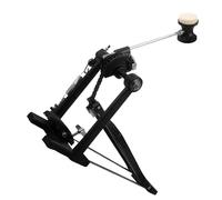 BESPORTBLE Singolo per Batteria in Alluminio Accessorio per Grancassa con Molla Tensionabile Base Allargata e Catena Rinforzata per Batteristi Jazz ed Elettronici