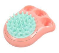 BESPORTBLE Spazzola e Rimozione Peli Sciolti Forma da Bagno in Silicone per Cani P rosa per Massaggio Bagno Animali Domestici