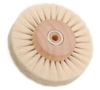 BESPORTBLE Spazzola per Bilanciere Setola Ruota del Filo Perforato Convertitore di Ruggine Elettrico Levigatura Lastre Scrubber Contorto Crepa Polacco Auto Kit Annodato Spanner Beige di Legno