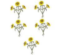 BESPORTBLE Spilla A Forma Di Girasole 5 Pezzi Floreale Per Sciarpe Da Donna Spilla Per Spilla A Forma Di Girasole Spilla Per Scialle Spilla A Forma Di Fiore Spilla Per