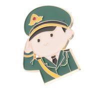 BESPORTBLE Spilla commemorativa spilla con spille da balia spilla da collo a camicia Pin per l'uomo spille per camicie distintivo spilla Pin del cappello Lega di zinco Green