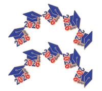 BESPORTBLE Spilla da Bavero per Laureati 2026 Set da 10 Pezzi a Forma di Cappello di Laurea e Zaino, Spille Commemorative Resistenti per Festa di Laurea e Regalo per Studenti e Insegnanti