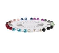 BESPORTBLE Spille per Hijab da Donna Perle Clip per Sciarpa Elegante in Metallo Accessori Spilla di Sicurezza Rotonda per Sciarpe e Abbigliamento Femminile