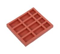 BESPORTBLE Stampo per Mattoni in Silicone per Muri di Mattoni in Miniatura, Forma Lunga, Riutilizzabile, per Cemento e Argilla, per Lavori di Crafting e Modellismo