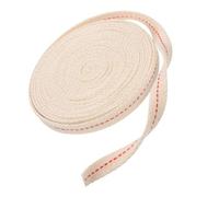 BESPORTBLE Stoppino Piatto in Cotone Intrecciato per Lampada a Olio e Lanterna a Paraffina Ricambio da 5 Metri Larghezza 13 CM per Torce e Lanterne da Esterno Fiamma Uniforme e Resistenza