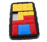 BESPORTBLE Strada di Huarong giocattoli puzzle logici strumento educativo precoce apprendimento precoce Slide giochi puzzle Giochi logici per plastica Black