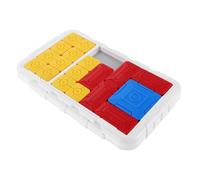 BESPORTBLE Strada di Huarong giocattolo cerebrale tavola da gioco scorrevole per puzzle scorrevole gioco di memoria puzzle a numeri scorrevoli Giocattoli puzzle plastica bianca