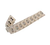 BESPORTBLE Striscia di Contatto in Silicone per Riparazione Tastiere Elettroniche a 13 Tasti, Cuscinetto Conduttivo per Pianoforte Digitale, Pezzo di Ricambio per Organo Elettronico