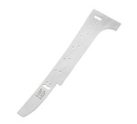 BESPORTBLE Strumento Misurazione Ponte per Chitarra e Violino in Metallo Argento Righello Precisione per Liutai Utensile per Realizzazione e Strumenti Corda