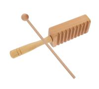BESPORTBLE Strumento Percussione Legno per Guiro Educativo Antiscivolo Leggero e Resistente per Sviluppare Creatività Musicale e Tecniche Ritmiche per Bambine
