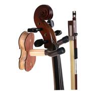 BESPORTBLE Supporto a Parete per Violino Dedo Base in Legno Rosso, Imbottitura Protettiva per Strumento Delicato, Appendiabiti da Parete per Uso Domestico e Sala Prove