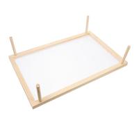 BESPORTBLE Supporto Asciuga Pasta in Legno Massello Stendino per Spaghetti e Noodle Essiccatore per Frutta e Verdura Rack da Cucina Resistente e Spazioso per Uso Domestico e Commerciale