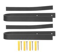 BESPORTBLE Supporto da Parete in Metallo per Snowboard e Skateboard Gancio Portasci Imbottito per Carichi Pesanti Organizzatore per Casa e Garage Montaggio Sicuro per Sport Invernali