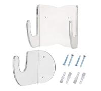 BESPORTBLE Supporto Gancio Chitarra da Muro Trasparente Ganci Rimovibili con Viti Stand Classico per Esposizione e Protezione Chitarre Elettriche Acustiche e Bassi Facile da Installare in