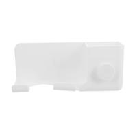 BESPORTBLE Supporto per Asciugacapelli in Plastica Bianco da Parete | Adesivo Incluso, per Piccole Stanze e Hotel, Mantiene Ordine e Protegge le Piastrelle
