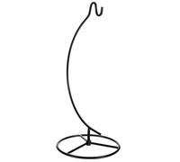 BESPORTBLE Supporto per Globo di Vetro Sospeso a Forma di Mezzaluna in Ferro Robusto Espositore per Vaso di Fiori e Pianta Sospesa Decorazione Stabile per Balcone e Interno Casa Ufficio