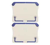 BESPORTBLE Supporto per leggio da tavolo da 2 pezzi per casa e studio - Supporto pieghevole per spartiti musicali da scrivania per esercitazioni di pianoforte e chitarra e spettacoli sul palco 8,1x6,4