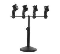 BESPORTBLE Supporto per Microfono da Tavolo a Quattro Bracci Stand per Microfono Professionale per Podcast e Studio Musicale a Condensatore Compatto per Registrazione e Live Streaming