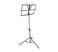 BESPORTBLE Supporto Per Spartiti Pieghevole in Ferro e Pp, Leggio a Treppiede Regolabile Nero Per Musica, Tablet e Libri, Base Antiscivolo Per Uso Professionale e Stabile