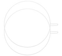 BESPORTBLE Supporto per Zanzariera da Letto Ragazzo Ragazza, Cerchio per Baldacchino Culla in Ferro Resistente, Set 2 Pezzi Installazione Semplice per Lettino, Accessorio per Rete