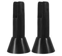 BESPORTBLE Supporto Piedino Divisorio per Wc Regolabile in Plastica Set 2 Pezzi per Bagni Pubblici Staffa Resistente Antiscivolo e Antigraffio per Divisori Bagno