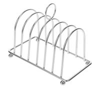 BESPORTBLE Supporto Porta Toast in Acciaio Resistente Porta Pane Affettato da Cucina per Uso Domestico Organizer Multifunzione da Tavolo Scomparti Separati per Feste e Uso Quotidiano