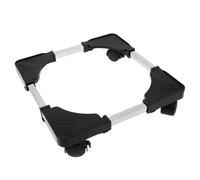 BESPORTBLE Supporto Regolabile per Piante con Ruote Quadrato, Sottovaso Rotolante Resistente per Uso Interno ed Esterno, Carrello Portavasi Multifunzione con Base Facile da Pulire e Trasportabile