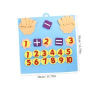BESPORTBLE Tabellone Matematica per Tessuto Non Tessuto Gioco Educativo Precoce per Addizione e Sottrazione Giocattolo Didattico per Contare e Riconoscere Numeri per Asilo e Scuola