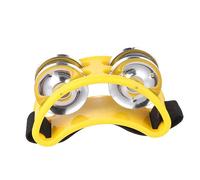 BESPORTBLE Tamburello con Metallo Nichelato Strumento Musicale per Adulti per Acustici Corpo Resistente Cinturino