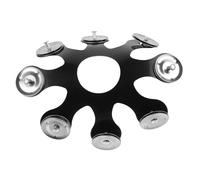 BESPORTBLE Tamburello Hihat per Batteria in Acciaio Nero Campana Accessorio per Piatti e Set di Piatti per Batteria Strumento Musicale per Esibizioni e Varie Musiche